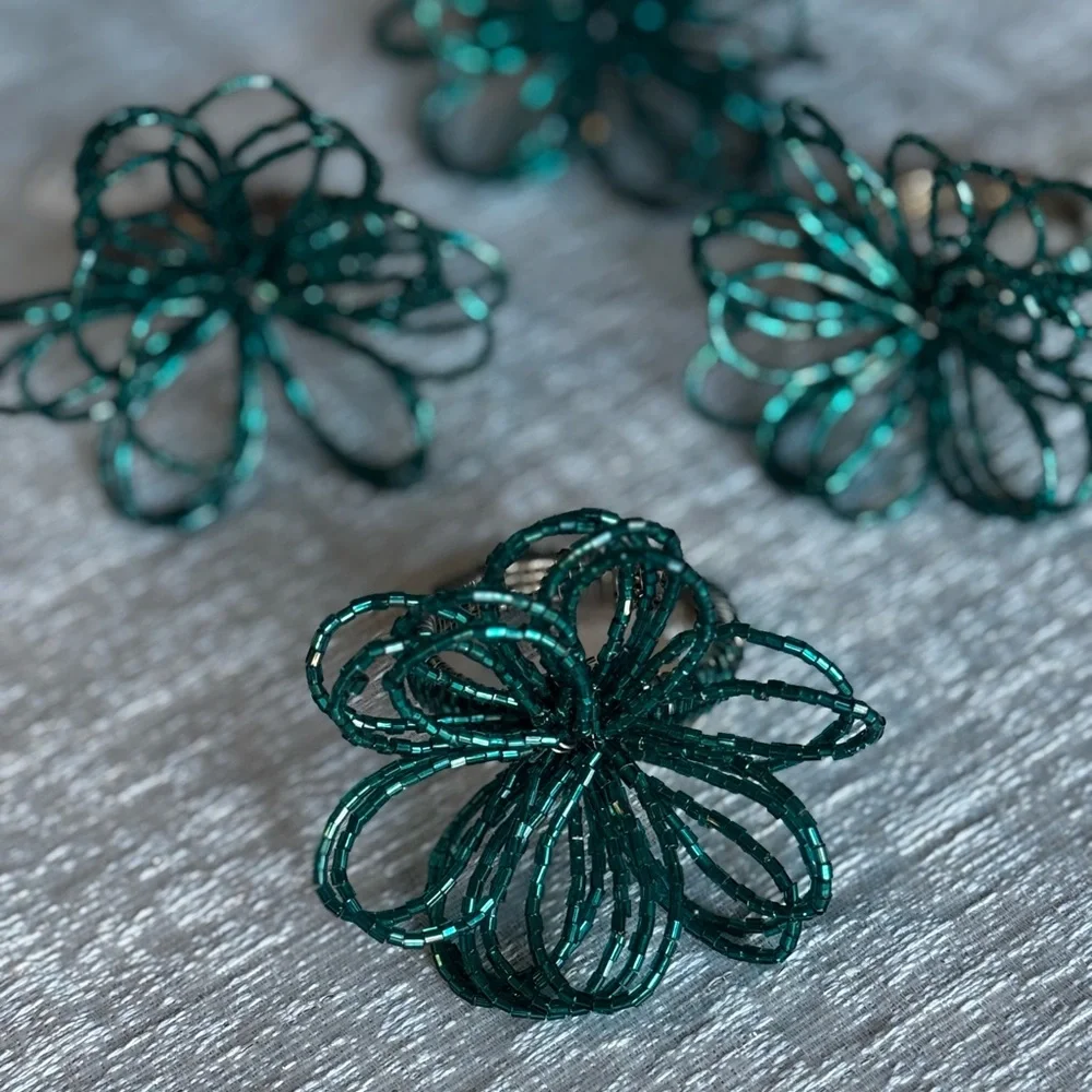 Crate&Barrel set beaded